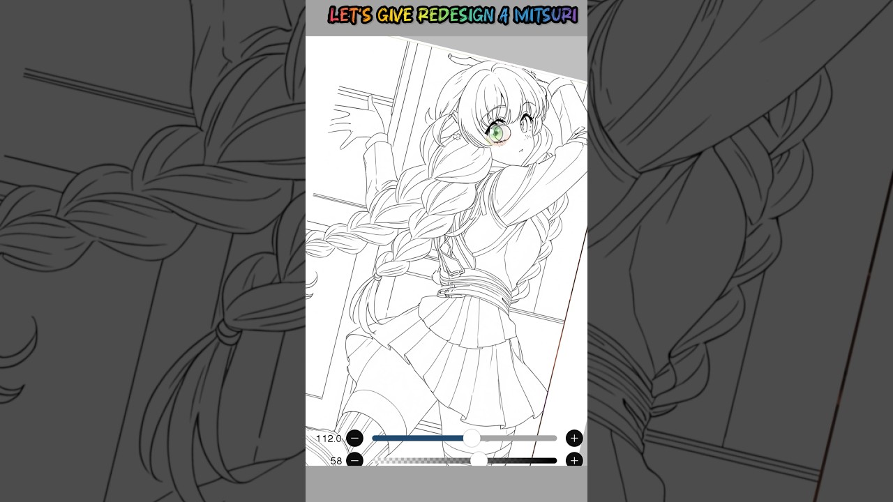 Let give #mitsuri a redesign #anime #demonslayer #kny #knyoc #art #ibispaintx #drawing