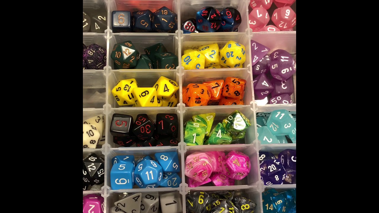 Preview Of My Dice Collection - YouTube
