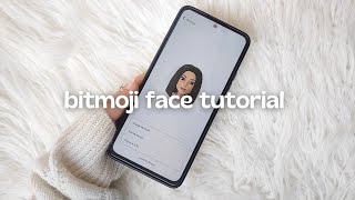 Bitmoji face tutorial | How I make my bitmoji face (step by step)