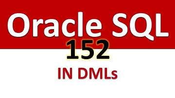 SQL for Beginners   152   SUBQUERY   IN DMLs   IN INSERT UPDATE DELETE