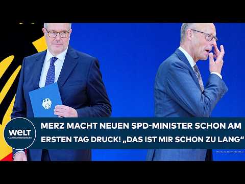 SCHWEITZER'S FIRST DAY: "Taking too long" - Merz puts new Labor Minister under pressure!