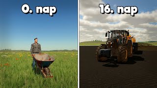 Új iszapterítő | 24 napot töltöttem az Alföldi pusztaságban | Farming Simulator 22 Timelapse