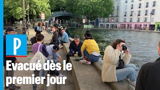 Déconfinement à Paris : le canal saint-martin évacué par la police