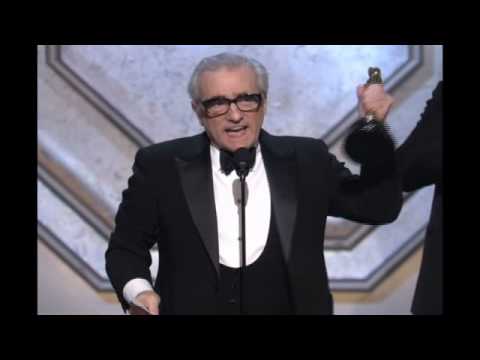 Martin Scorsese winning an Oscar for "The Departed"