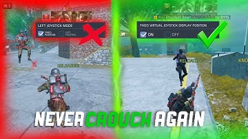 *HOW TO STOP CROUCHING IN CODM* | 100% WORKING TUTORIAL | NEVER EVER CROUCH AGAIN