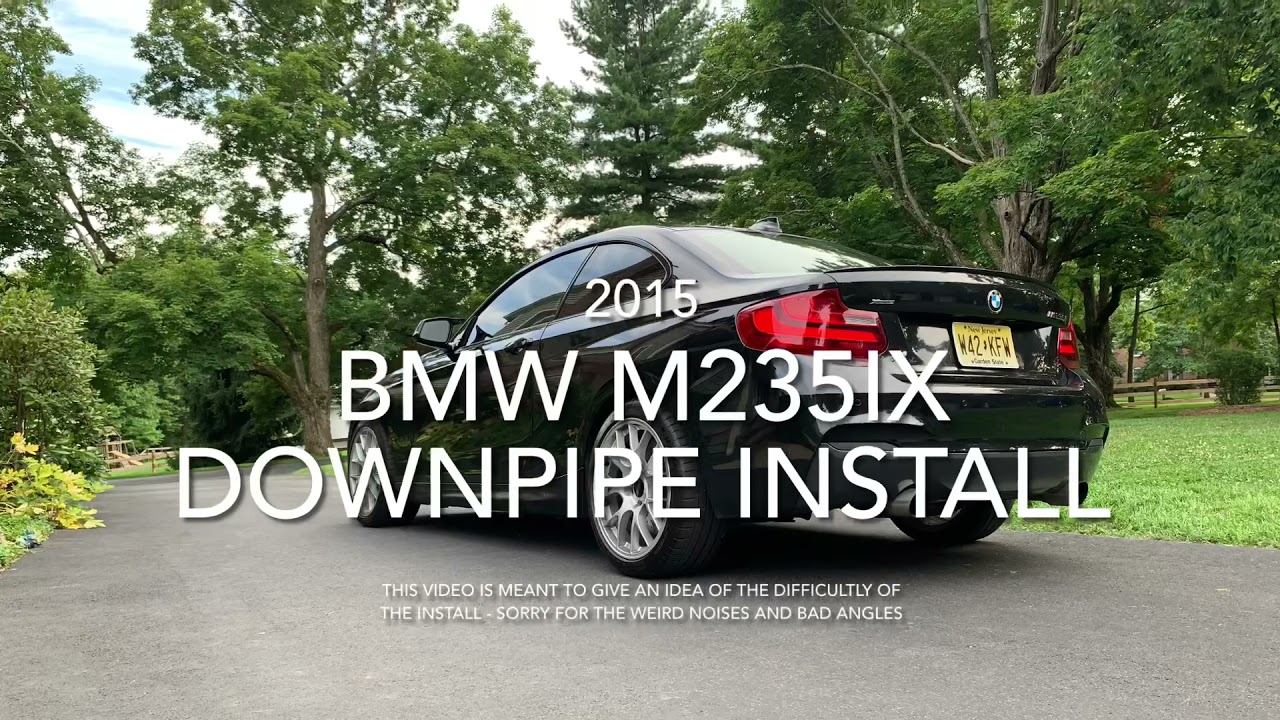 BMW M235IX Downpipe Install