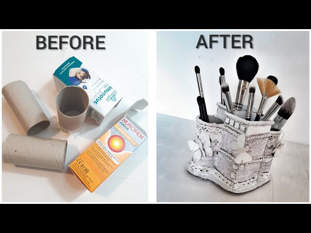 Easy DIY Brush Drying Rack/ Paintbrush Holder 