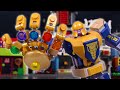 LEGO Thanos Strikes Back! STOP MOTION LEGO Best Superheroes & Villains | LEGO Marvel | Billy Bricks