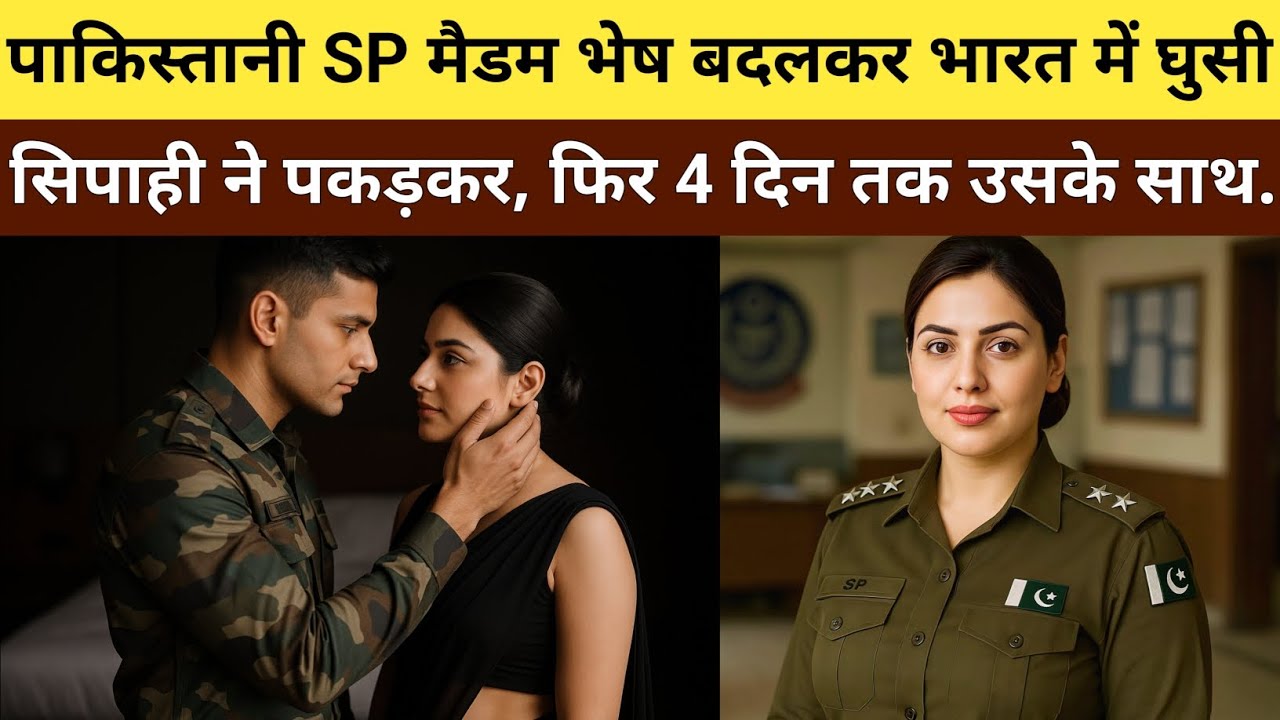 पाकिस्तानी SP मैडम जासूस बनकर भारत में घूसी | सिपाही ने पकड़कर 4 दिन तक उसके साथ जो किया... 