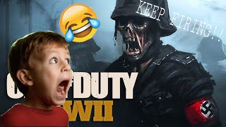 CoD WW2 Hilarious audio glitch!