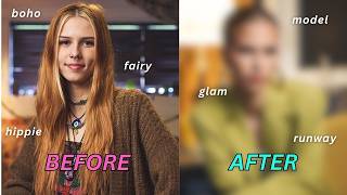 Bohemian Hippie Turns Into A Runway Model | TRANSFORMED
