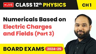 Numericals Based on Electric Charges and Fields (Part 3) | Class 12 Physics Chapter 1 | CBSE 2024-25