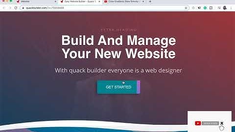 How To Change My Website Background Color - How To Change Website Color - Easy Website Builder