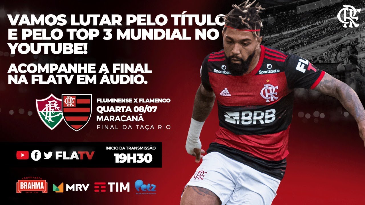 Fluminense X Flamengo Final Taca Rio Ao Vivo Youtube