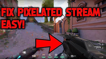 How to fix blurry pixelated stream on Streamlabs or OBS Studio 2021