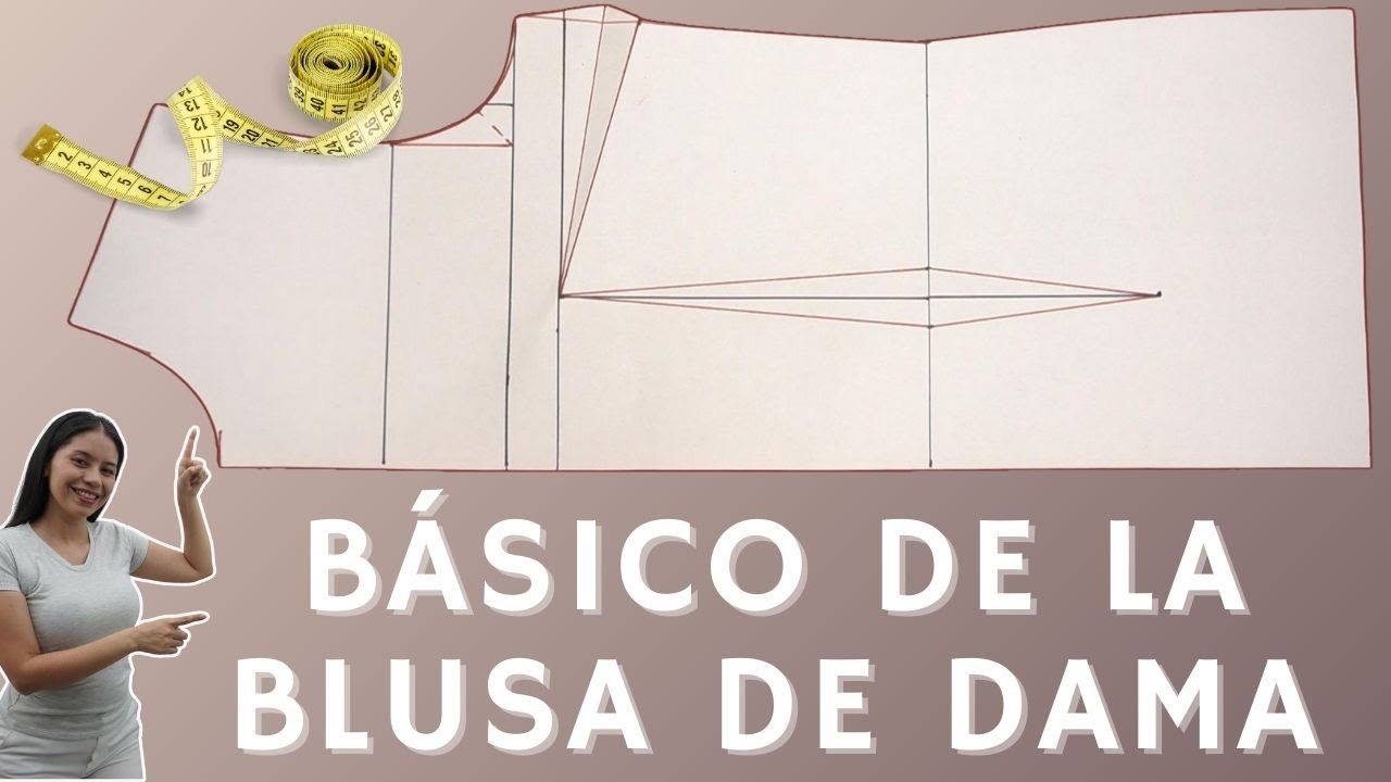 𝗣𝗔𝗧𝗥Ó𝗡 𝗕Á𝗦𝗜𝗖𝗢 𝗗𝗘 𝗟𝗔 𝗕𝗟𝗨𝗦𝗔: La Base para Crear Infinidad de Prendas Superiores