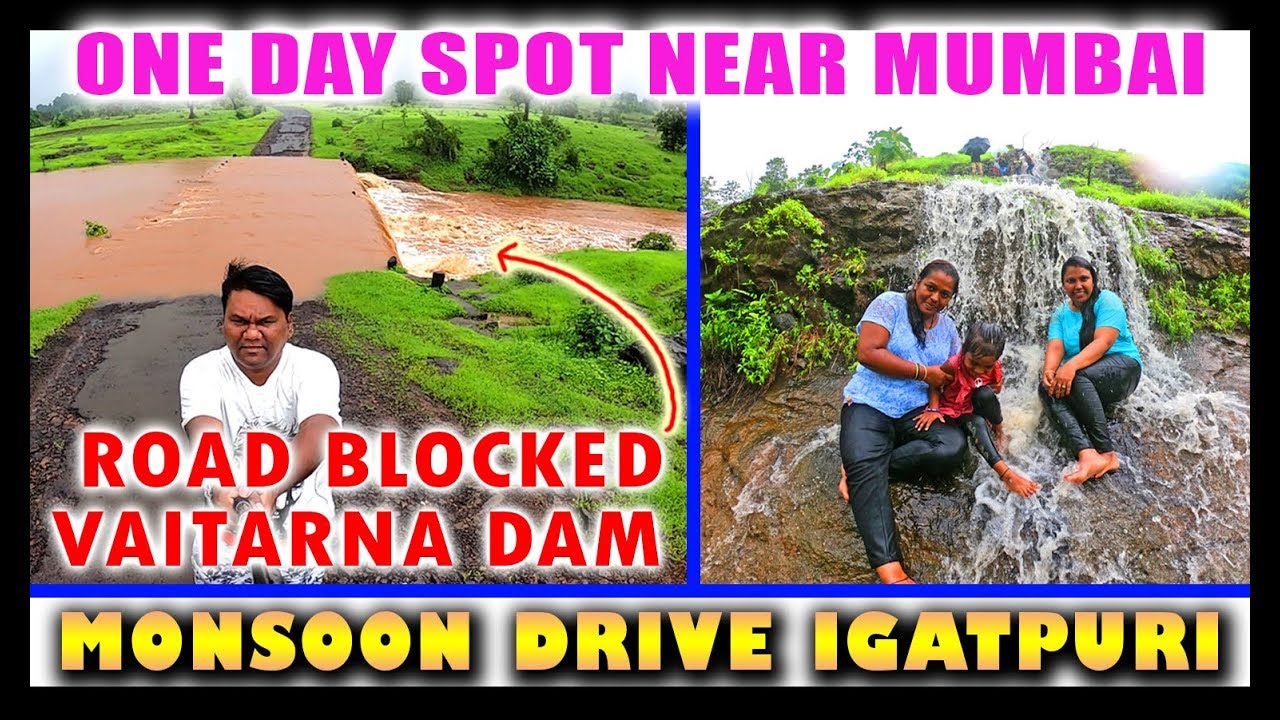 Vaitarna Dam Road Close | Monsoon Drive to Igatpuri | Waterfall |  Perfect Spot in Monsoon |  Kwid