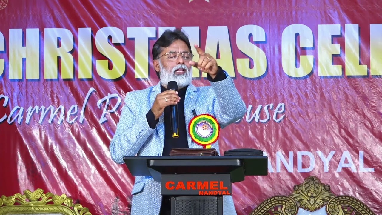 BISHOP. NATARAJAN LAZARUS || CHRISTMAS MESSAGE 2023 || CARMEL PRAYER HOUSE || NANDYAL