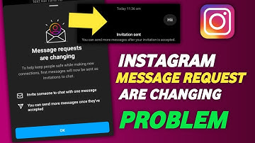 Instagram Invitation Sent Problem Solve | Instagram message request are changing | Instagram problem