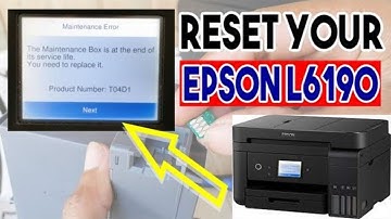 How to Reset Epson L6190