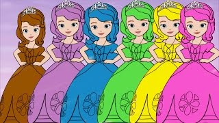 Kids Learn Colors with Sofia The First 3D Coloring Colours | Learn Colors For Toddlers Babies Net Worth