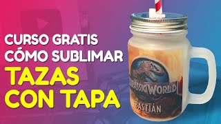 Cómo Sublimacion Mug o Taza para Smothies con Tapa y Pajilla