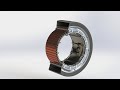 How does a hub less in wheel electric motor work in solidworks| The Nr1 Designer