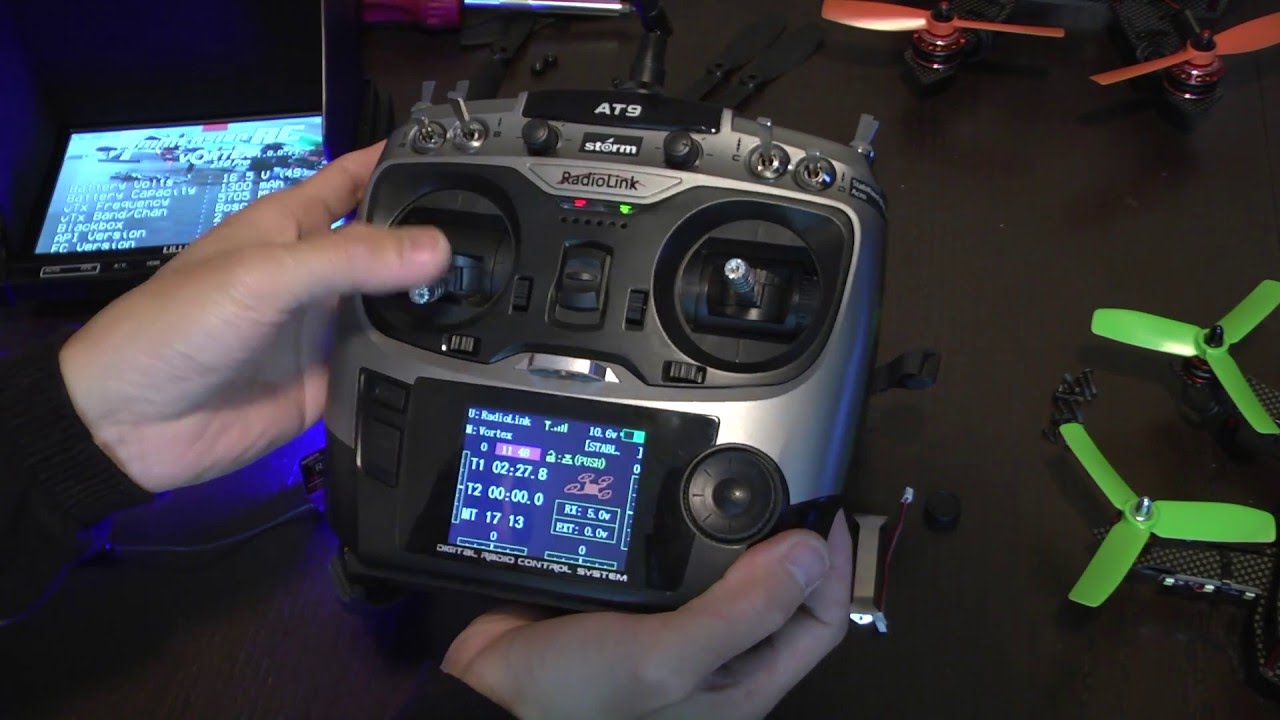 How To Set Up and Bind Vortex 250 Pro with RadioLink AT9 (S.Bus)