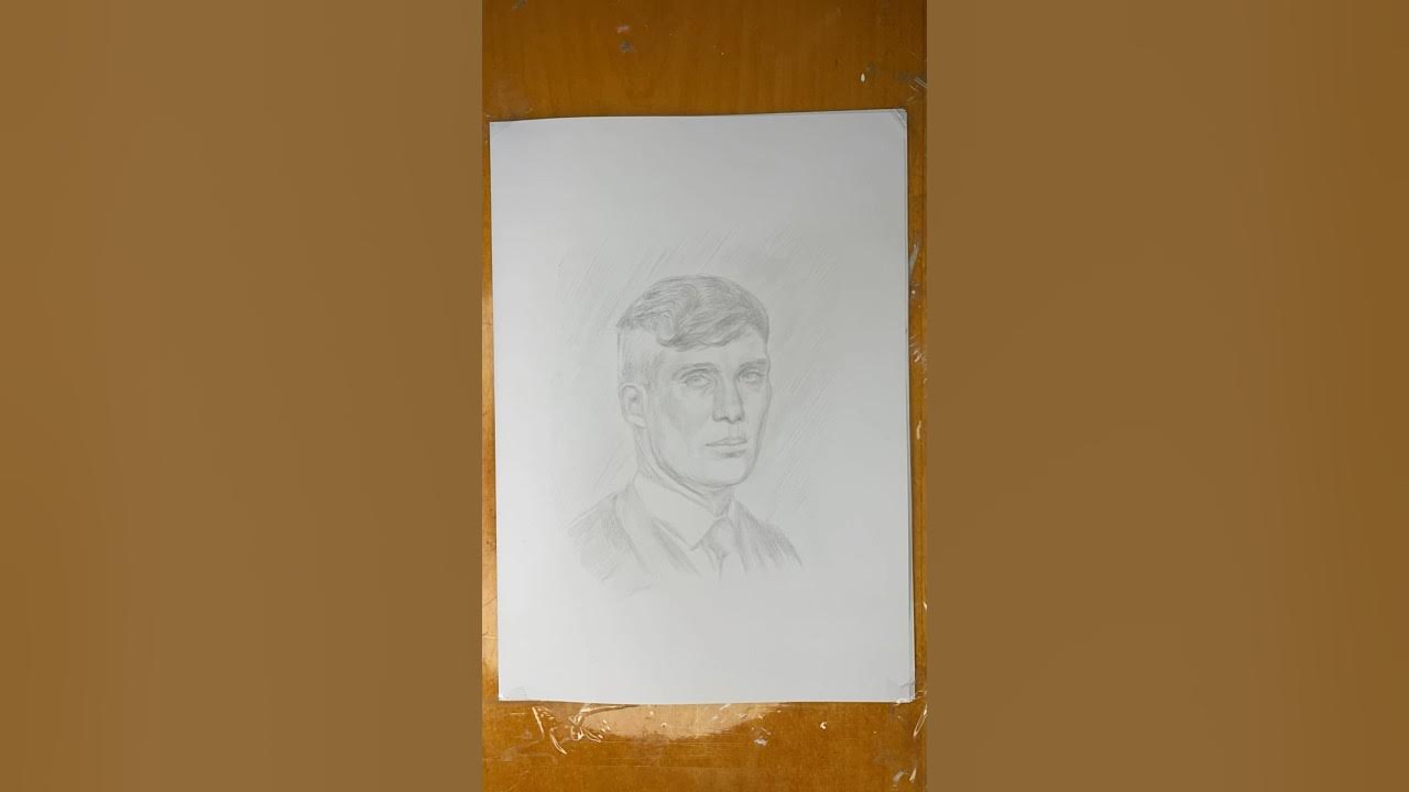 Рисунок Томаса Шелби из «Острых козырьков» 🔥🔥🔥 #art #drawing #shorts # ...