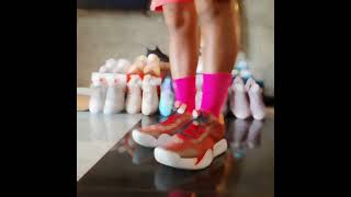 Chinese Shoe Brand #pinksocks #lining #peak #361° #xtep #Rigorer #Anta