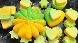 ASMR | Lemon & Lime crush | soft | dusty | fluffy | satisfying | stress relief | calming screenshot 5