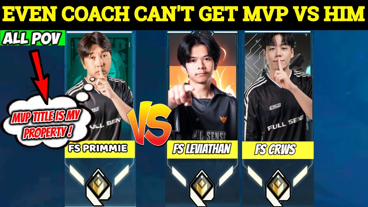 When FS Primmie Randomely Faced His NEW FS Coach CWRS & FS Leviathan in Ranked Game