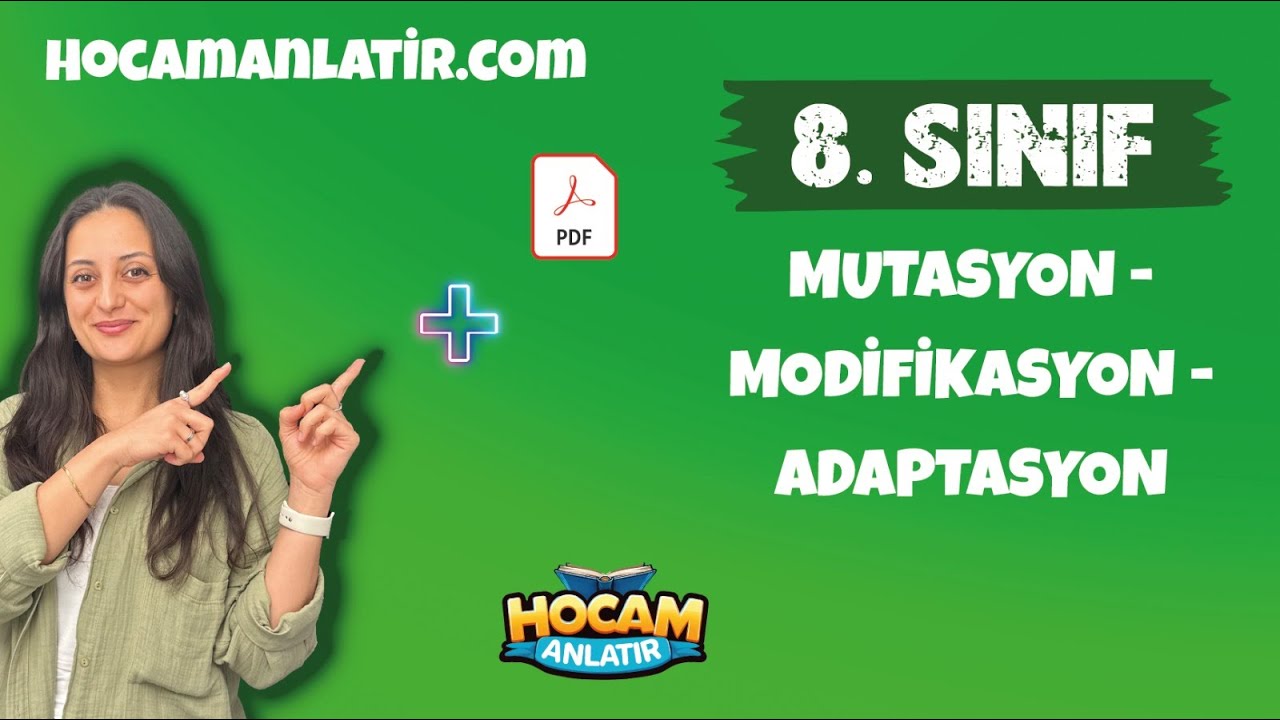 8. Sınıf Fen Bilimleri - Mutasyon - Modifikasyon - Adaptasyon #lgs2026