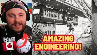 Canadian Reacts to German Wuppertaler Schwebebahn Suspension Railway