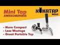 Nukatap mini  compact beer tapfaucet for portable systems cocktails or temporary keg systems