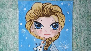 картинка: Как нарисовать Эльзу