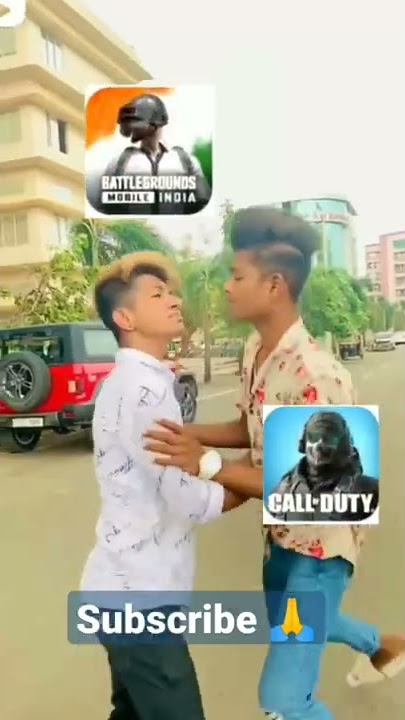 Pubg vs Free Fire 🔥 Battlegrounds Mobile India vs Free Fire vs tik tok vs Pubg vs call of duty