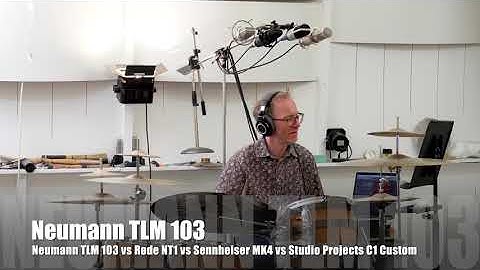 Neumann TLM 103 vs Røde NT1 vs Sennheiser MK4 vs Studio Projects C1 Custom