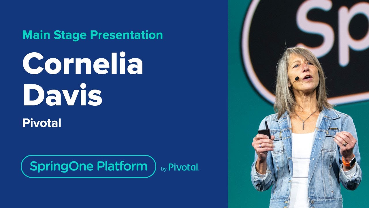 Cornelia Davis at SpringOne Platform 2019-  Welcome