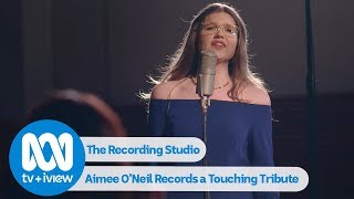 Aimee Oneil Sings Vilja The Recording Studio