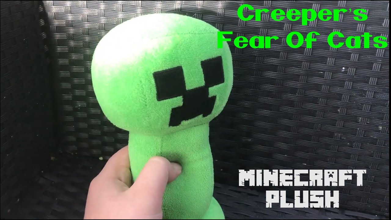 Creeper's Fear Of Cats Minecraft Plush YouTube