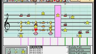 Pokémon Sun/Moon: Wild Pokémon Battle Mario Paint Composer