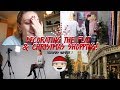 DECORATING MY UNI FLAT & CHRISTMAS SHOPPING! Vlogmas #1