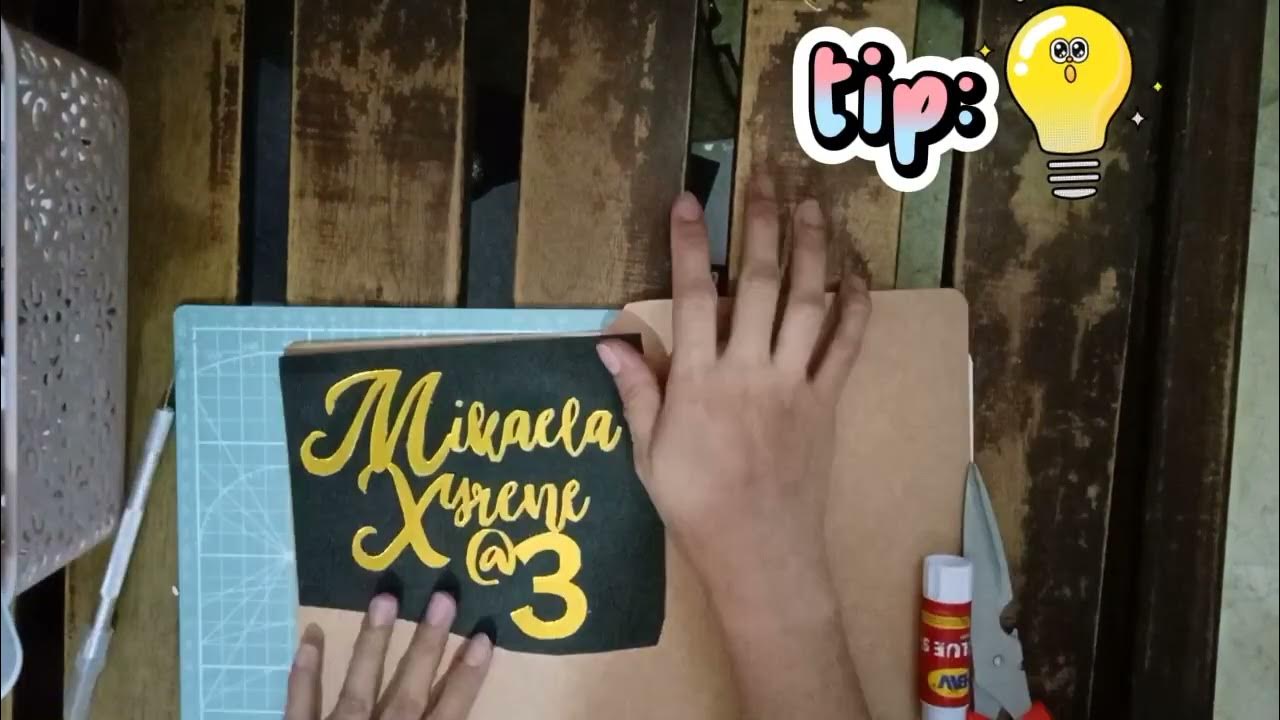 DIy cake topper without using cricut YouTube