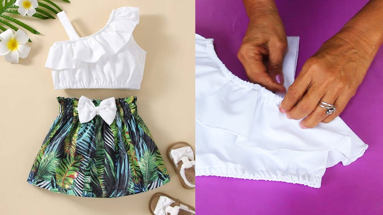Como hacer conjunto para niñas (MUY HERMOSO)