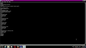 #HTML tutorial 9   Learn how to merge rows and column in HTML table