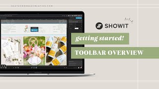 How to design a Showit Website  | Getting Started Toolbar Overview