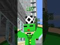 ボツ動画♪サッカーボールを頭の上に乗せて歌ってみた【ぷらいむ。】 #shorts #マイクラアニメ #マイクラ