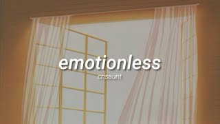 crisaunt - emotionless (lyrics) Resimi