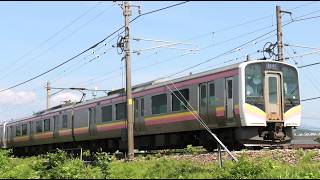 E129系6連B24+A6編成【4K】信越本線下り447M